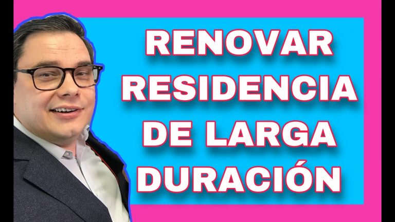 Requisitos Para Renovar Tarjeta De Residencia Larga Duracion Ue